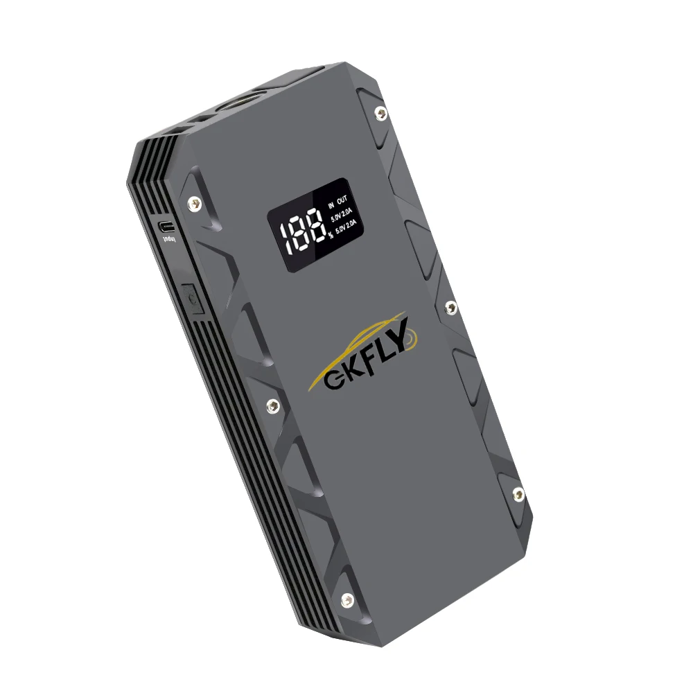 GKFLY 3000A 5000A 9000A Auto Starthilfe Power Bank Tragbare 12V Start Gerät Power Auto Batterie Booster Buster für 10,0 L 8,0 L – Detail 14