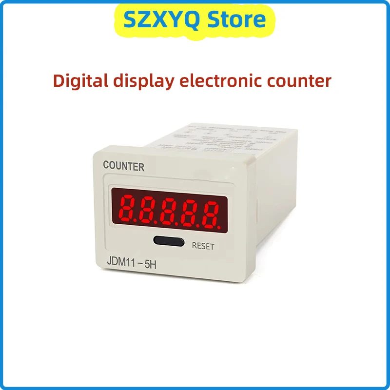 Digital display electronic counter JDM11-5H JDM11-6H power failure memory 5/6 digit number counter digital display accumulator