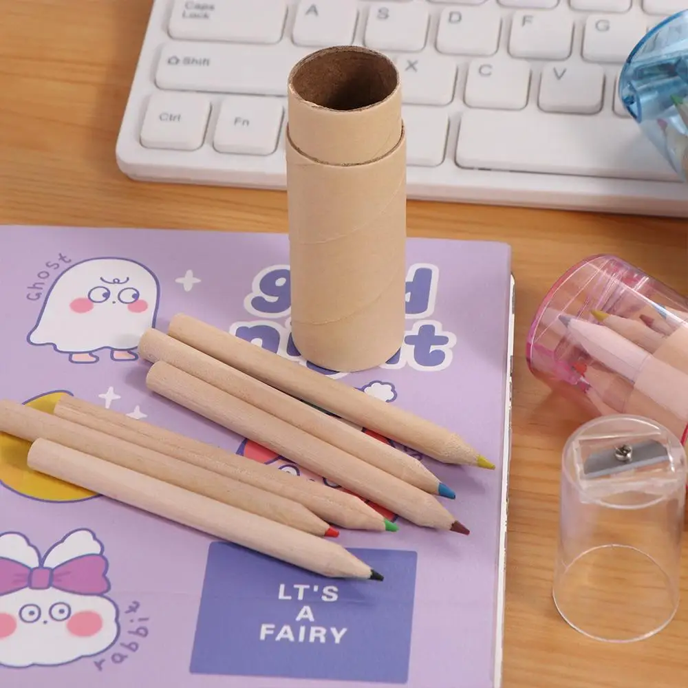 

Stationery Art Tool Kawaii Drawing Art Child Barreled Colored Pencil Pencil Crayon 12 Color Pencil Student Pencil