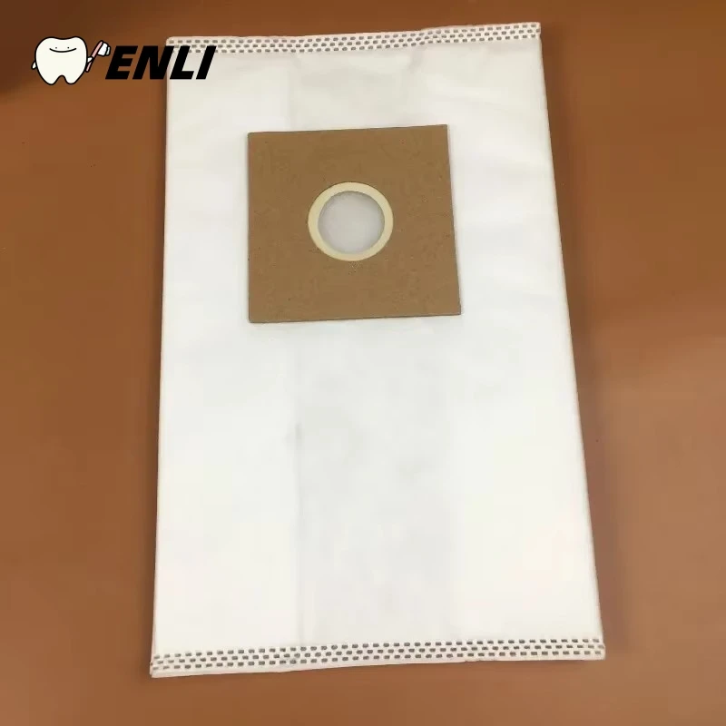 10pcs Dental Vacuum Dust Filter Pouch Dental Vacuum Cleaner Bag Dust Collection Set Collecting Materials Collector Bags