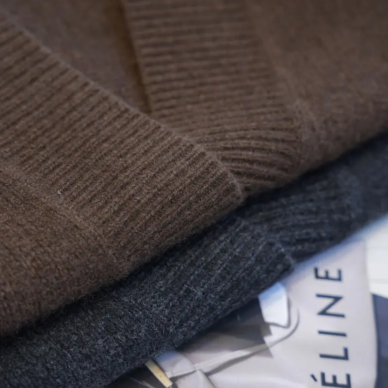 Gilet tricoté ample et amincissant pour femmes, couleur unie, grand col en v, pull sans manches, superposition, nouveau Style automne hiver