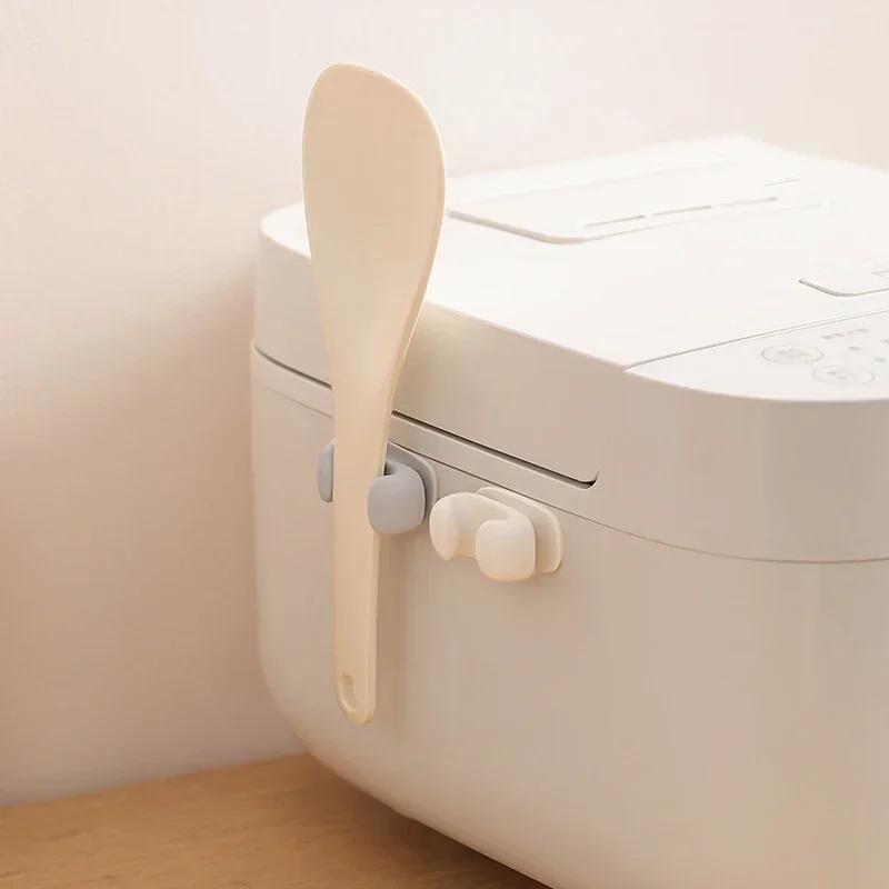 

1pcs Silicone Rice Scoop Holder Portable Soup Scoop Holders Multipurpose Rice Cooker Rice Scoop Storage Holder Kitchen Organizer