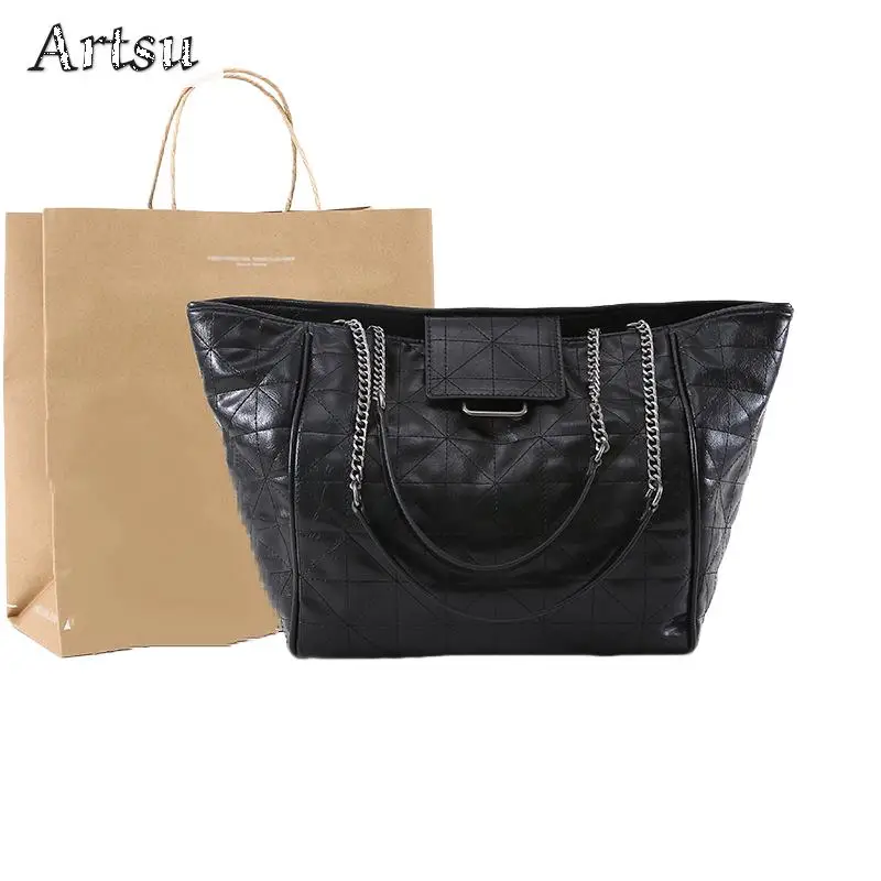 New Versatile Women Bags Tote Bags Fashion Soft Skin Retro Minimalist Leisure Versatile Trend Texture Korean Lady Shoulder Bags