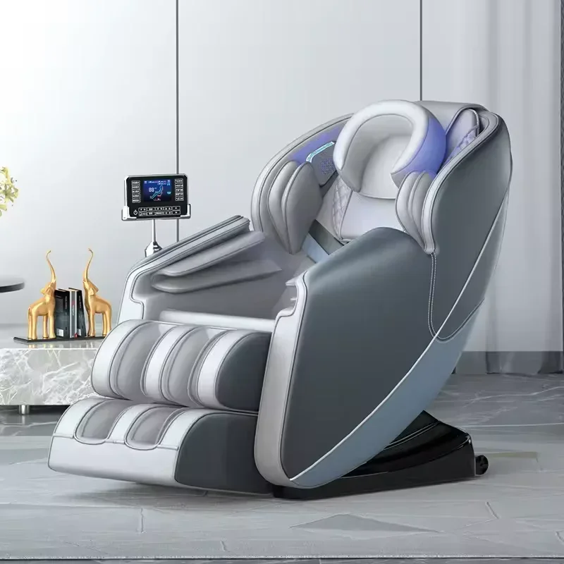 

4D Heated Air Compression Sleeping Massage Chair with 2 Control Systems Full Body Vending Dual Core Home Office Massage Chair