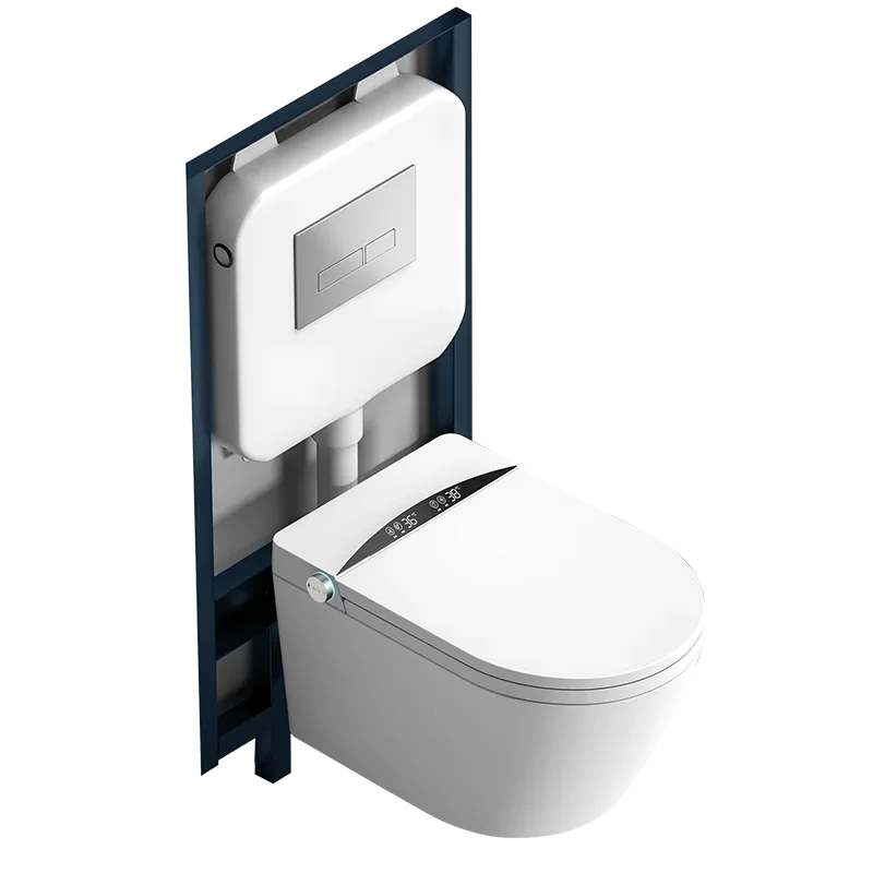 

Wall mounted intelligent wall mounted water tank bracket, suspended wall mounted hotel household integrated toilet