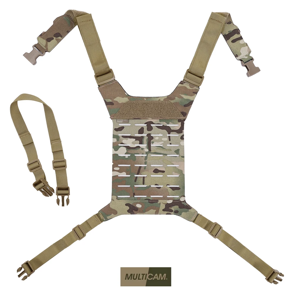 Tactical D3 SS MK Chest Rig Hunting Airsoft MOLLE Vest Chest Rig Strap Universal Vest Back Panel Equipment Accessories