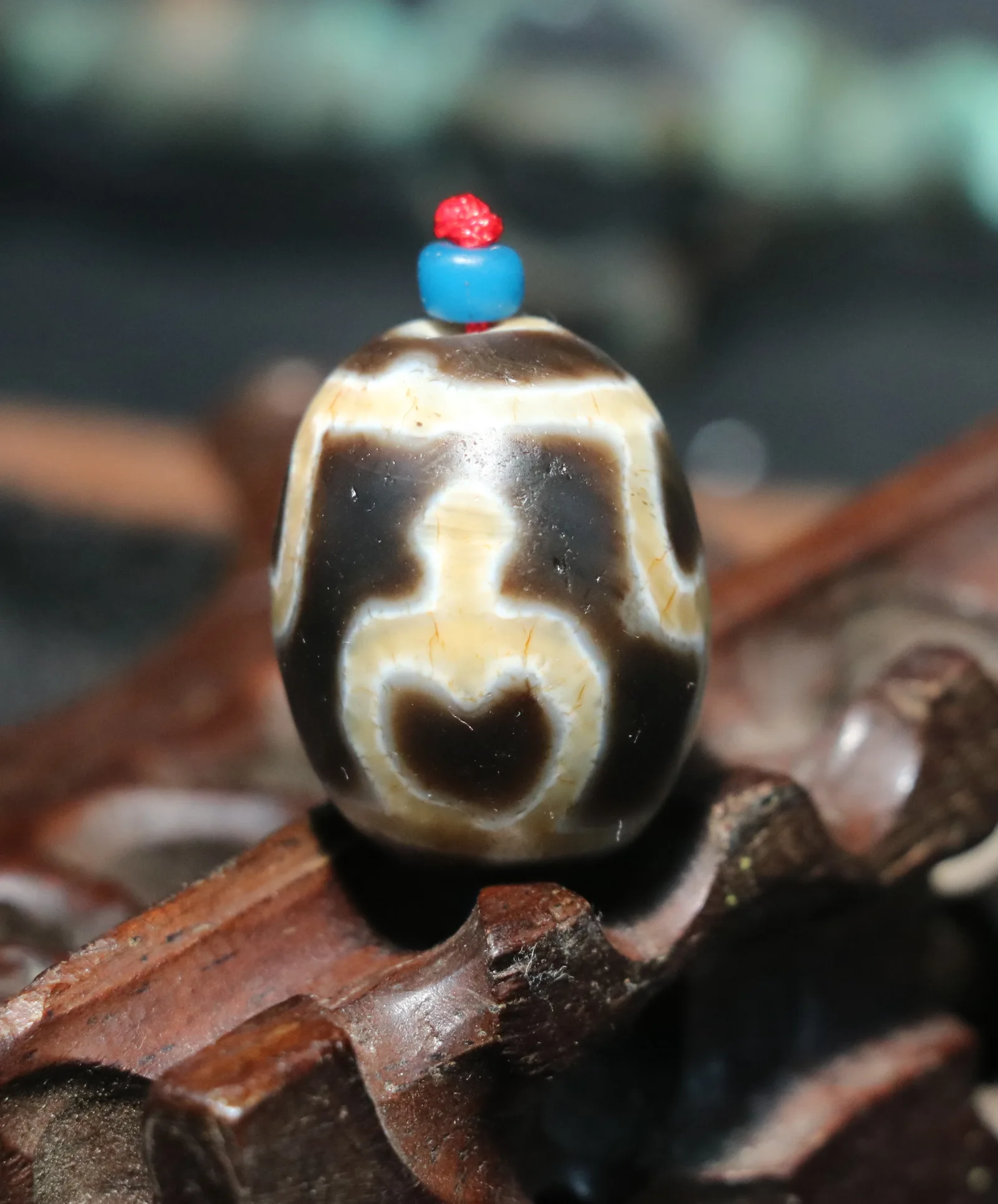 

Treasure Magic Power Tibetan Old Agate Aquarius Treasure Bottle Big Daluo dZi Bead Pendant BG05 Precious Jewelry Timestown