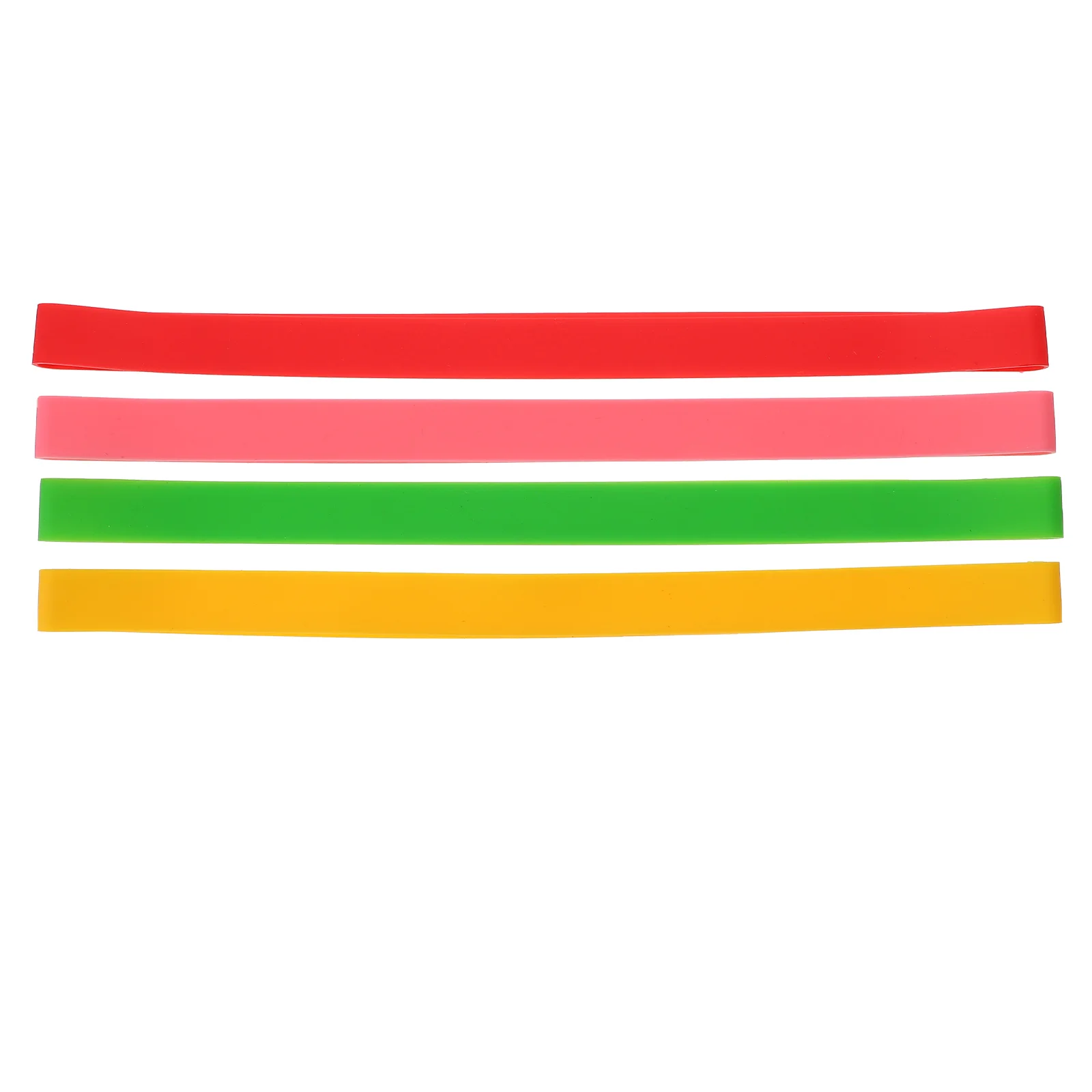 4 pezzi Cinghie in silicone Fasce di fissaggio per asciugamano per fasce per asciugamani da spiaggia Sedie di fissaggio Accessori per le vacanze Elastici riutilizzabili