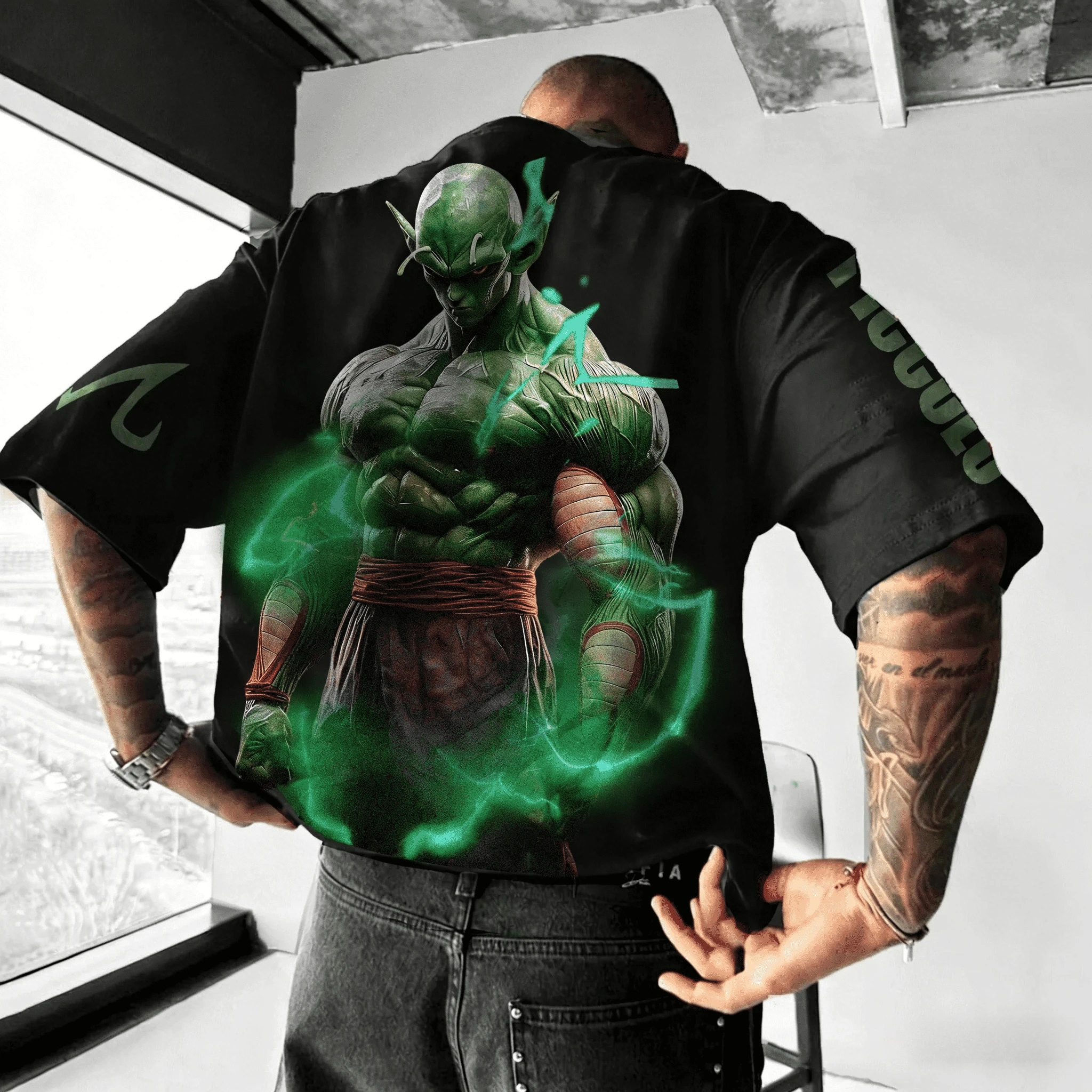 

Новая летняя мужская спортивная футболка Bandai 2026 с принтом аниме «Драгон Бол», с круглым вырезом, коротким рукавом, из дышащего хлопка, свободного кроя