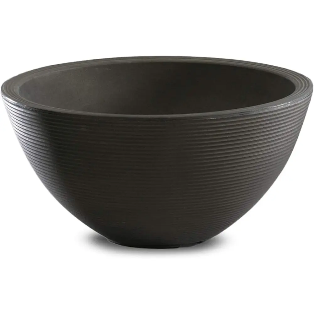 Delano Bowl Planter, Indoor Outdoor Round Shallow Plant Pot or Water Garden, Bonsai Plant Pots, Succulents with Drain Hole - Dou