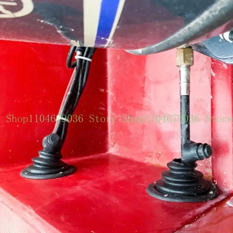 Cablagem aparelhamento barco, mudança acelerador direção, bota 100mm 4 polegadas, iate, barcos, equipamento motor e protetor
