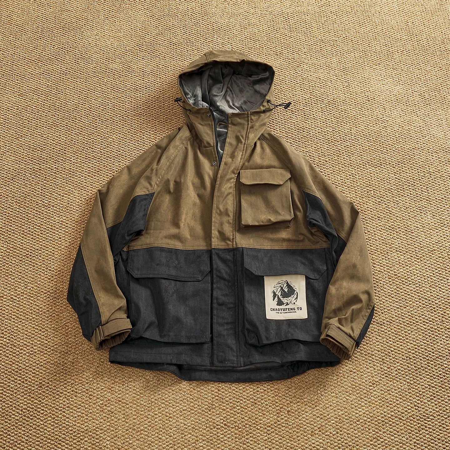 겨울 벨벳 안감 포켓 작업 재킷 남성용 후드 배색 스티 - Down Jacket Packable 리뷰 및 가격