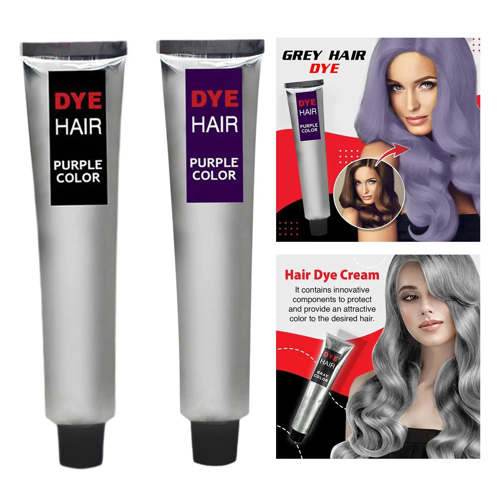Natural Hair Color Wax Cream Gel Long Lasting Blue Dye Spray Punk Fashion for Hair Accessories Festival Clubbing 6