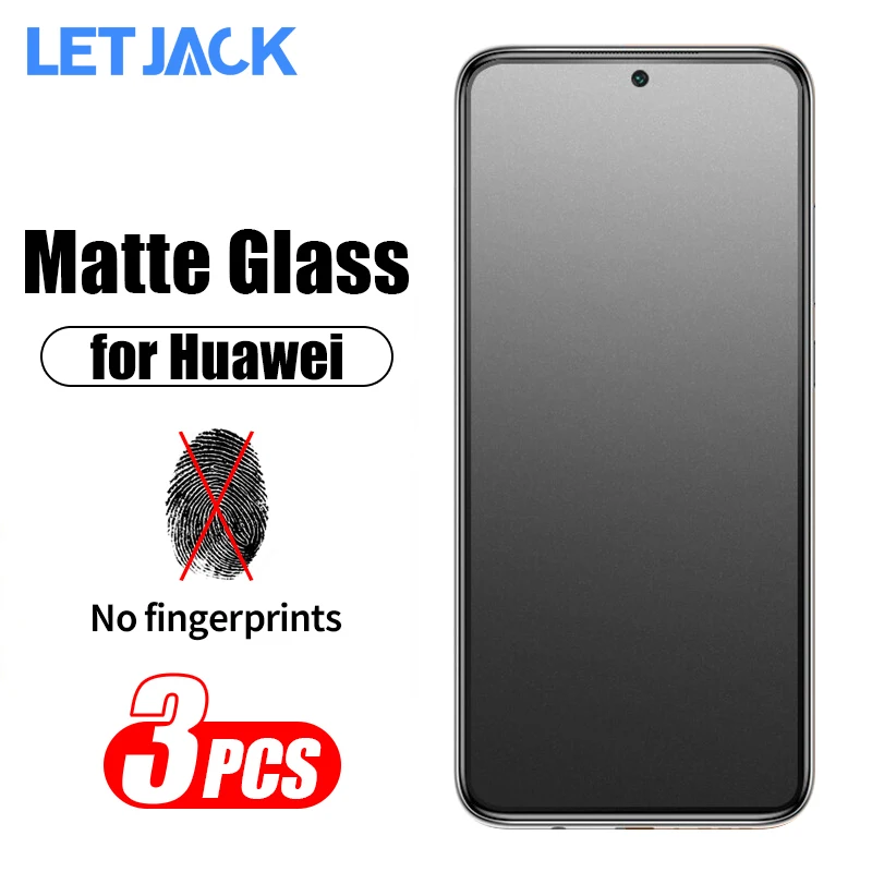 

1-3PCS Matte Tempered Glass for Huawei Nova 10 9 8 SE 7i 5T Screen Protector for Huawei P40 P30 P20 Lite Pro Y9S Y9A Y7A Glass