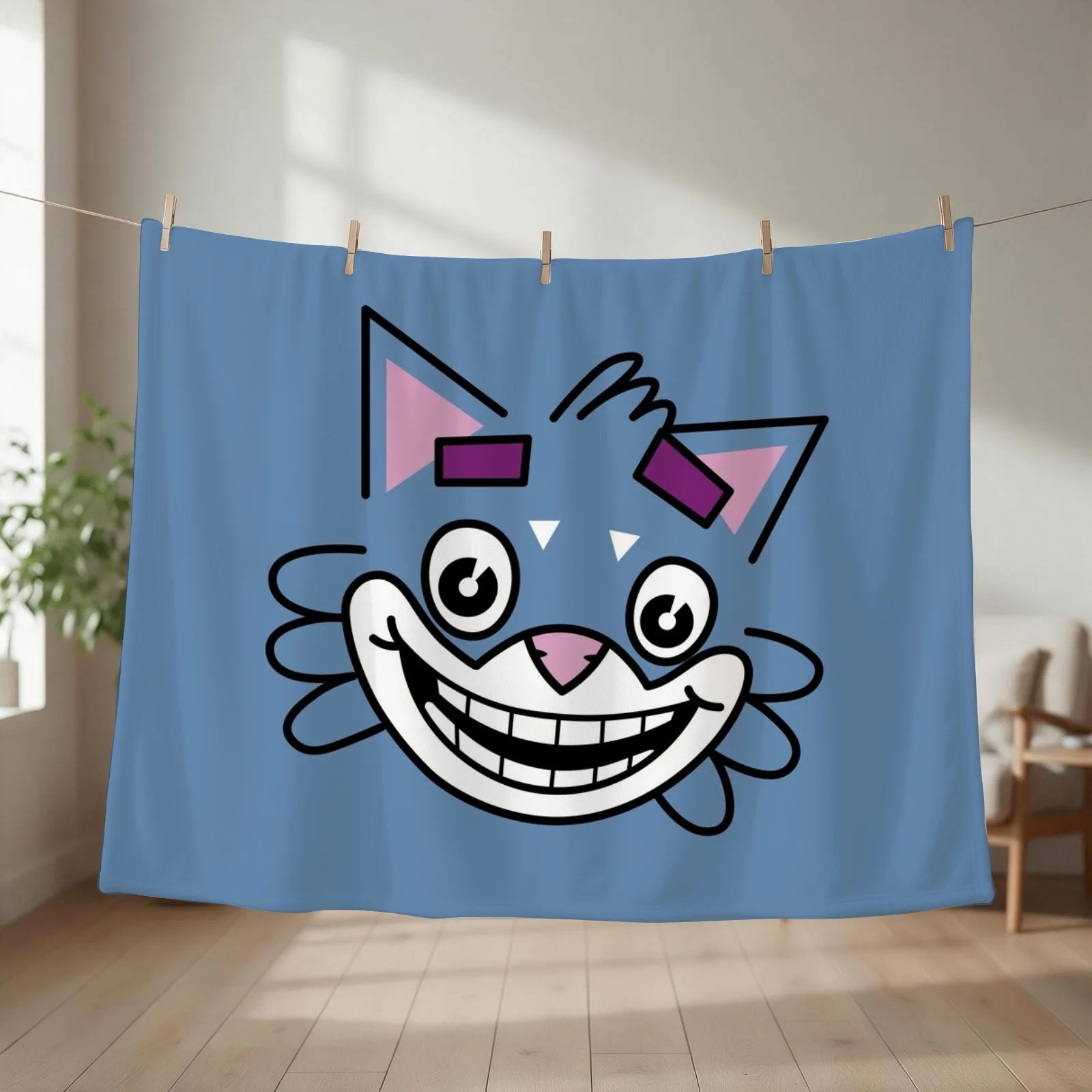 Fuzzy Features Throw Blanket Bed linens Weighted Warm Beautifuls Blankets