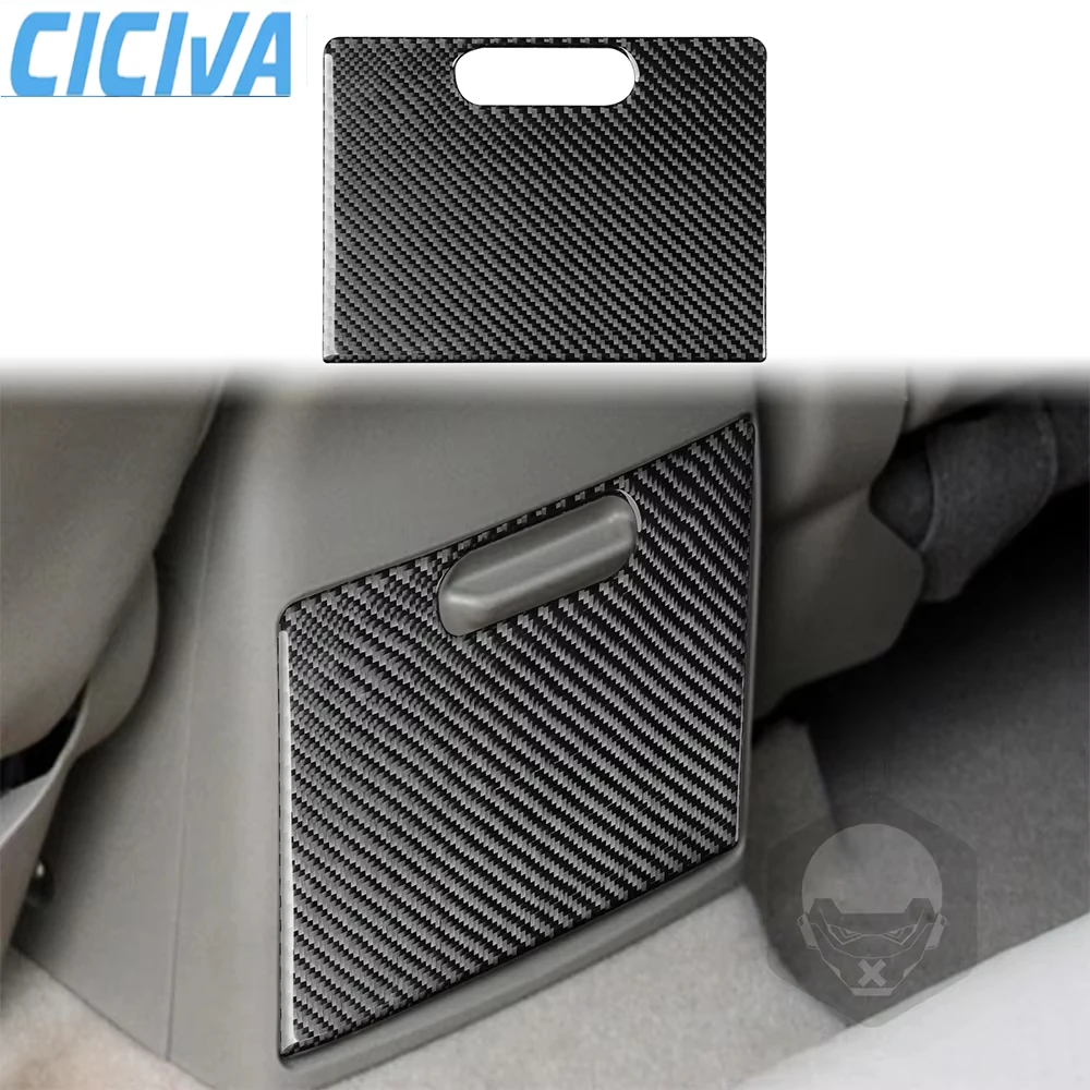 

For SUZUKI Grand Vitara 2006-2013 Carbon Fiber Rear Armrest Water Cup Holder Accessories Interior Decoration Tuning Auto Sticker