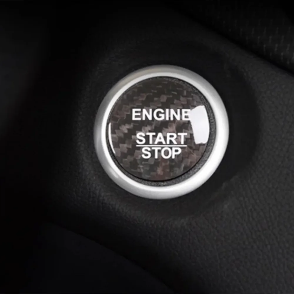 Car Engine Start Stop Button Trim Cover Sticker For Mercedes Benz C GLC X253 ML GLA CLA GLE GLS W176 W246 W205 C117