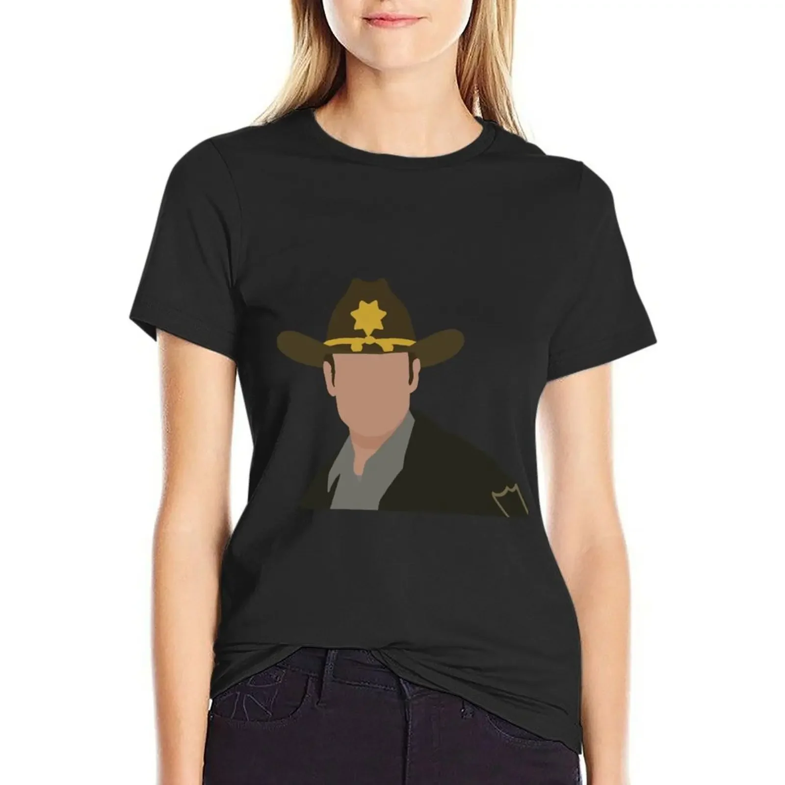 

Rick Grimes T-Shirt funnys oversized summer top hippie clothes summer blouses woman 2025