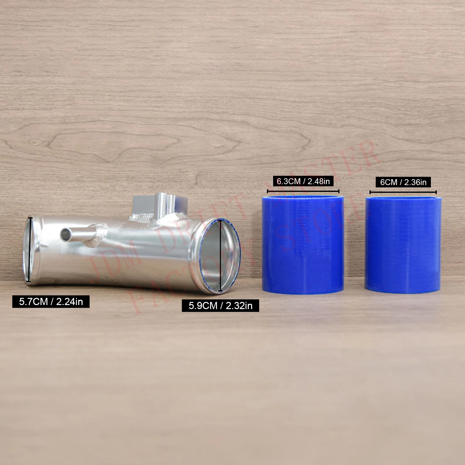 لهوندا FD1 2008-2011 كوع أنبوب ألومنيوم عالي الأداء مع مرشحات الهواء #6