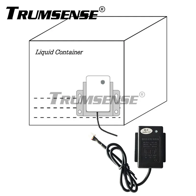 

Trumsense WS02M Touchless Water Level Detection Sensor Non-contact Water Level Sensing Switch for Water Tank or Coffee Machine