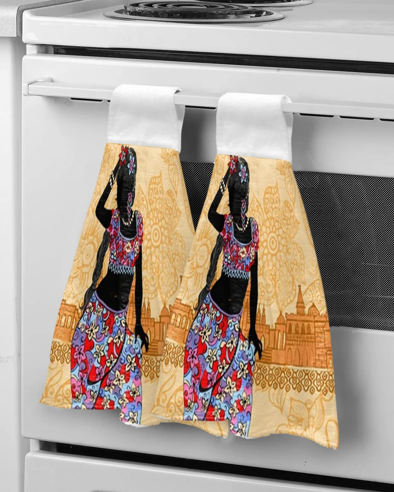 女性と子供のためのマイクロファイバーハンカチ,バスルームとキッチン用の吸収性食器洗い機,インドの女性のための柔らかいタオル