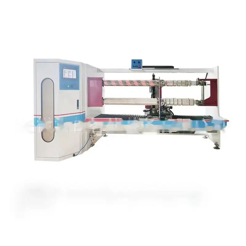 Adhesive Protective Film Machine, Table, Automatic Cutting Machine CNC Paper Slitting And Rewinding Machine