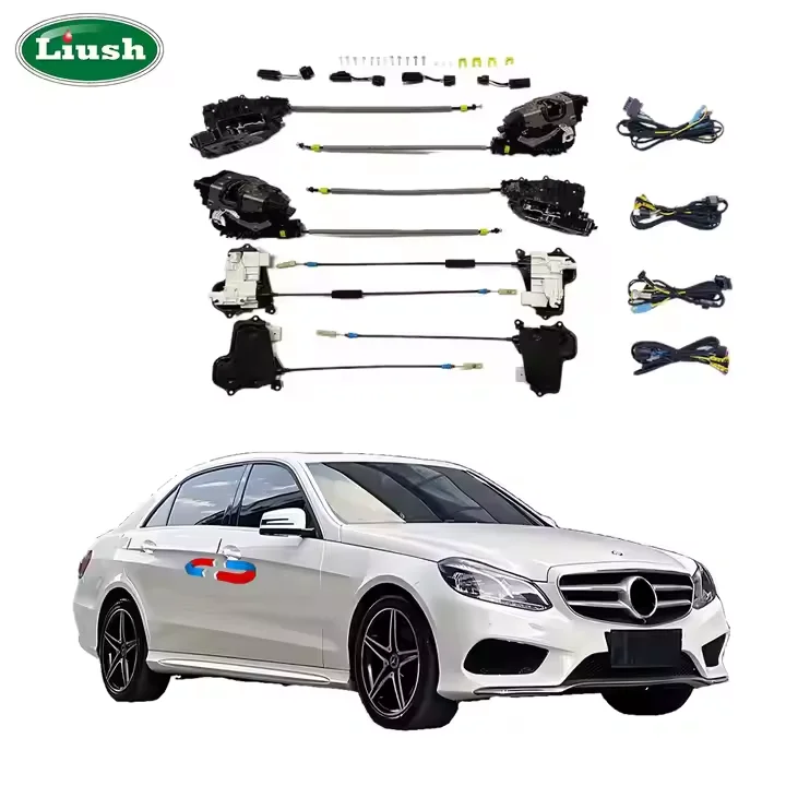 Automatic Liush Power Lock Electric Suction Door System Retrofit Kits For Benz E-Class W212 2010-2016 Car Door Magnet Soft Close