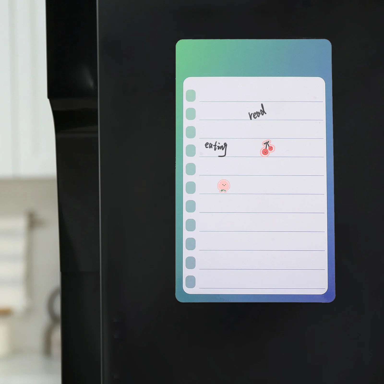 

4pcs Magnetic Fridge Notepad Pet Smooth Writing Surface For Refrigerator Metal Surfaces Grocery List Pad Magnetic Memo