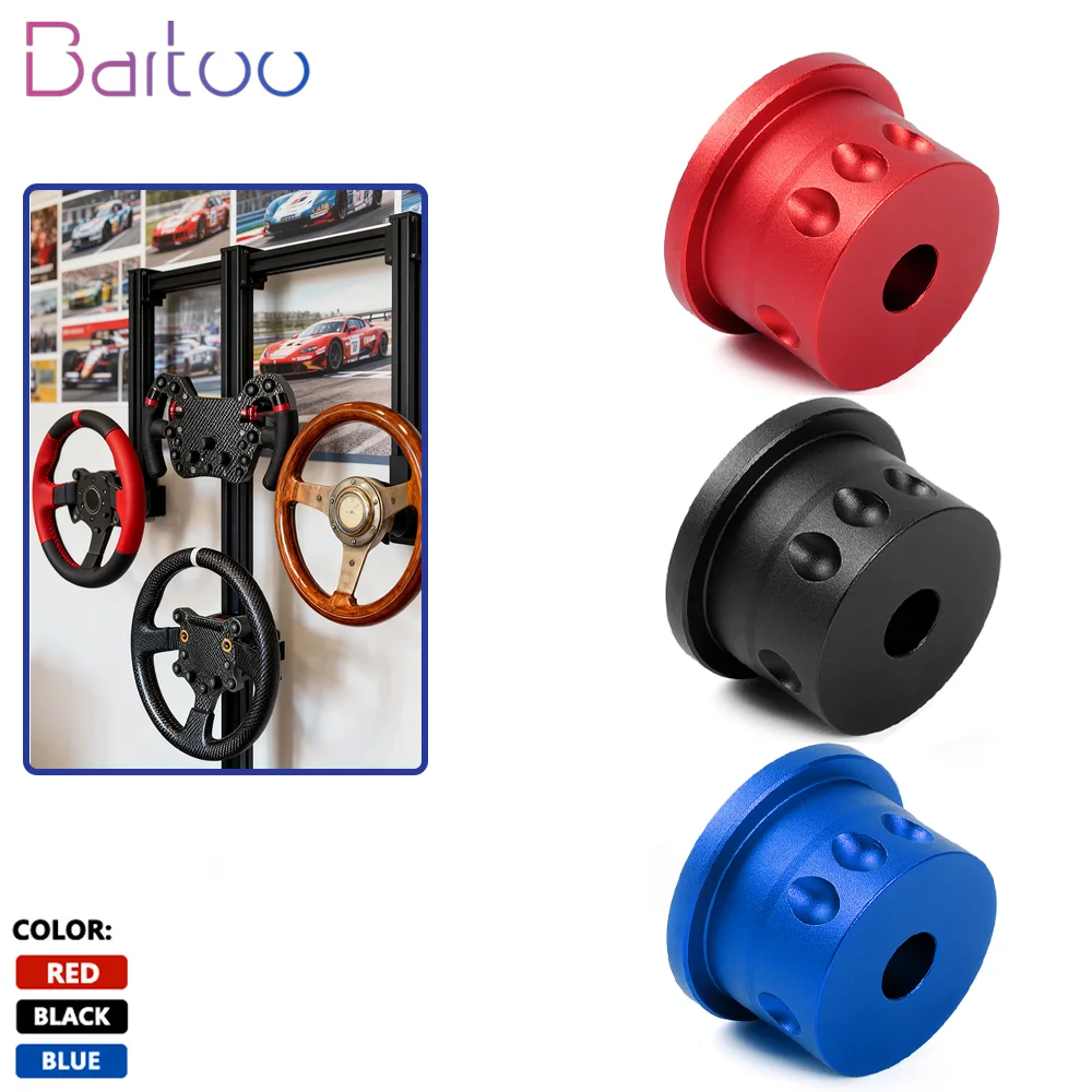 Bartoo-Racing Simulator Steering Wheel Quick Release Wall Mount For Moza/Simagic/Works/D1 Sim Racing Aluminum Alloy STW045