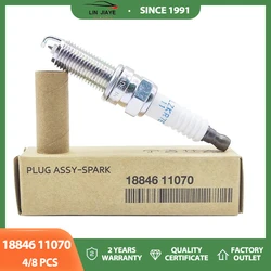 4PCS 8PCS Laser Iridium Spark Plug 18846 11070 For PEUGEOT 207 208 308 408 508 3008 5008 Citroen C4 C5 DS3 DS4 DS5 1.6