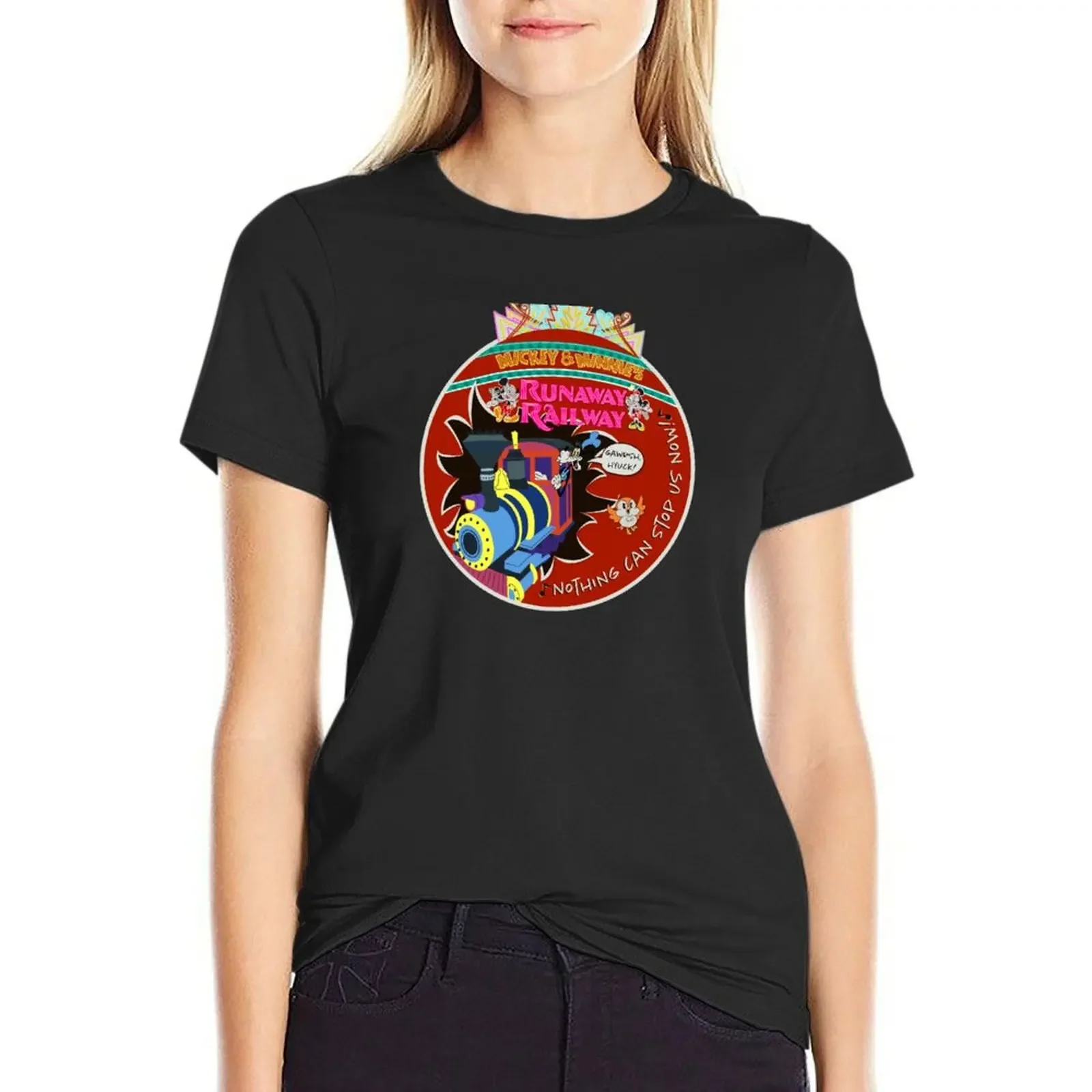 

M & M's Runaway Railway T-Shirt new edition cute clothes sports fans cute t-shirts for Women