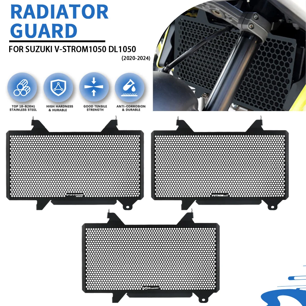 

Motorcycle Radiator Grille Guard Cover Protector For Suzuki V-STROM 1050 DL 1050 VSTROM 1050 XT DL1050 2024 2023 2022 2021 2020