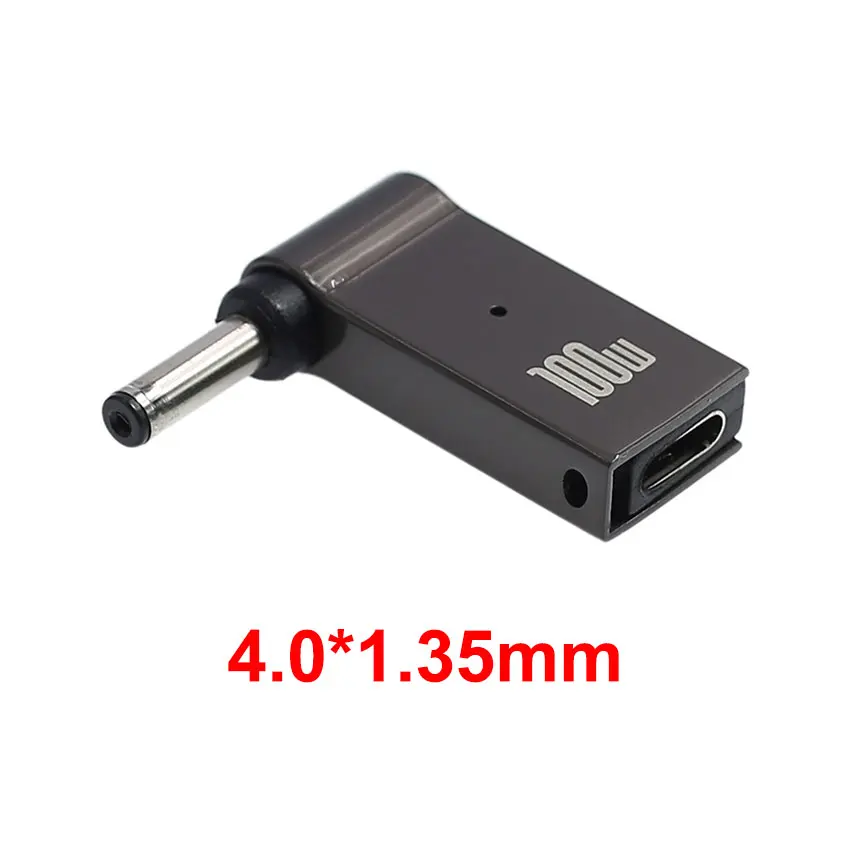 100w usb tipo-c para dc conector de alimentação usb c para adaptador de alimentação universal para laptop conversor de tomada para hp dell lenovo asus acer