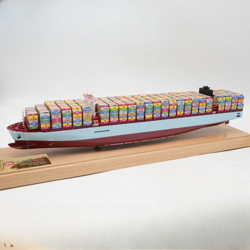 45Cm shipping container ship model shipyard logistics gifts Haiyifang ship model
