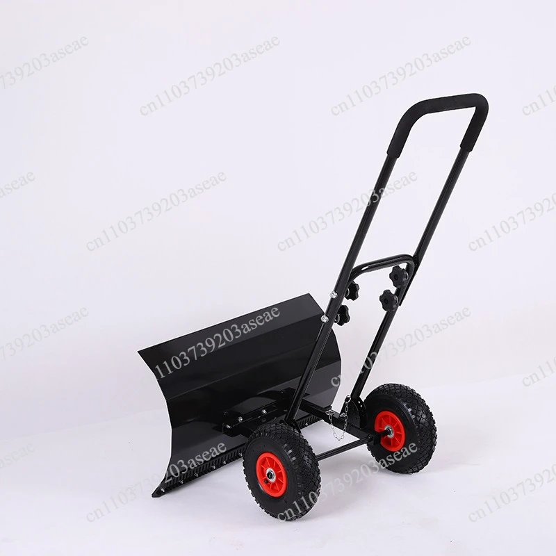 Hand Push Snow Shovel Wheeled Snow Shovel Wheel Snowcart Snow Thrower