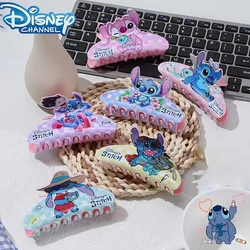 Disney Stitch acrilico fermaglio per capelli Anime Cartoon Pattern fermaglio per capelli ragazza bambini regalo di compleanno Cosplay accessori per costumi da festa