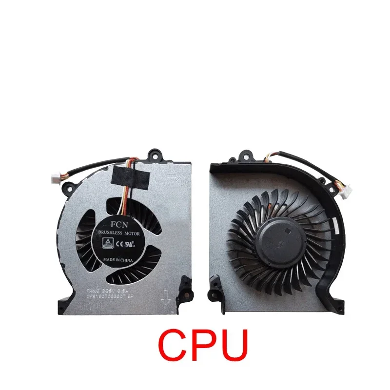 مروحة تبريد جديدة لوحدة المعالجة المركزية للكمبيوتر المحمول Clevo NB50TK1 NB60 NB70 K670E G6 D3 E3 Shinelon DD2 DC2 Plus ZX6 CP5S1 911GTS مبرد