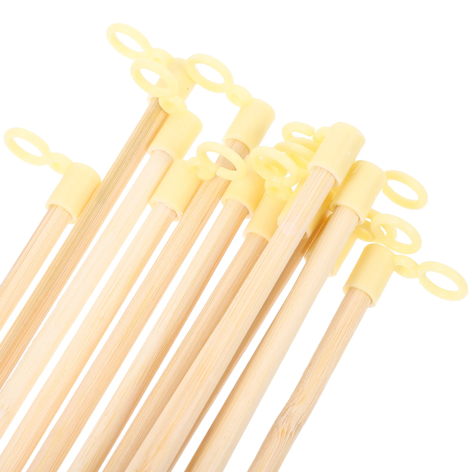 Imagem -03 - Bamboo Pole Stick para Crianças Brinquedos de Papel Handle Decore Crianças 100 Pcs