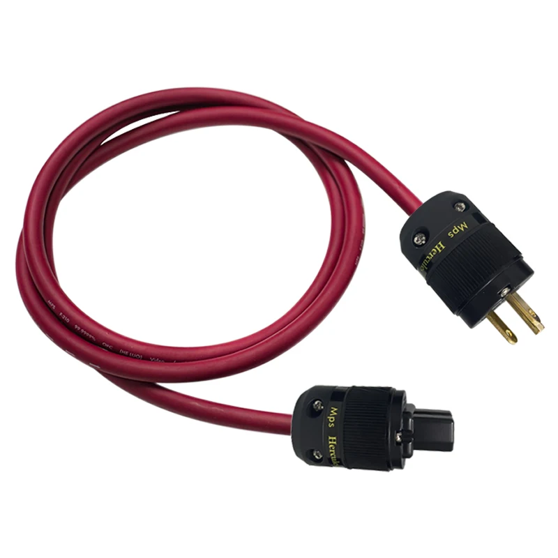 

HIFI MPS F-210AC/F-270AC 99.9999% OFC Fever Audio Amplifier CD TV Power Cable 9.5mm/13.5mm