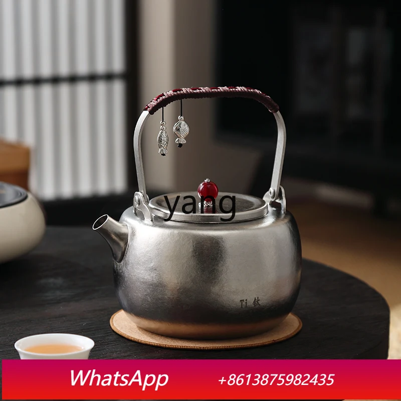 Lcx Electric Ceramic Stove Household Indoor Pure Titanium High Temperature Resistant Tea Brewing Beam Pot