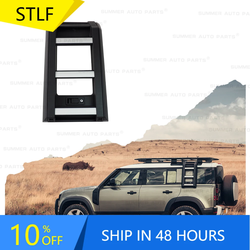 

Car Universal Exterior Accessories Off-Road Parts Adjustable Deployable Car Side Ladder for Defender 90 110 130