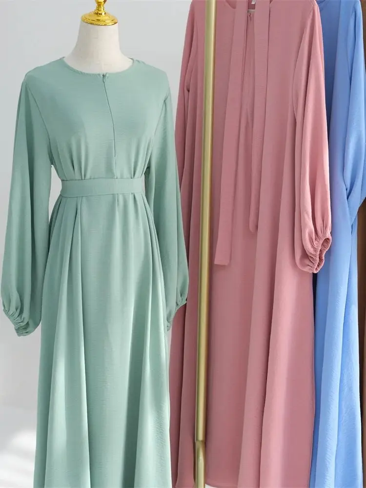 Vestido modesto árabe musulmán de Ramadán para mujer, ropa de oración, Abaya, Dubái, Turquía, Islam, caftán