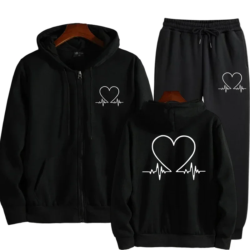Outdoor Jogging Autumn Winter Casual Daily Women's Tracksuit Hoodies Hot Sale Single Piece Sweatshirt and Sweatpants Comfortable