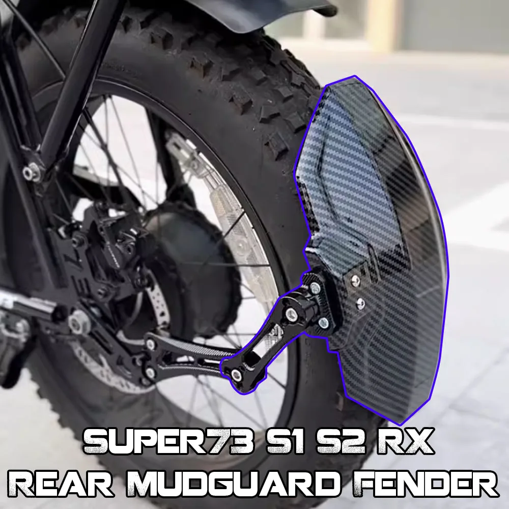 

For SUPER73 SUPER 73 Super73 S1 S2 RX Electric Bicycles Rear Mudguard Wheel Splash Guard Fender Accessories