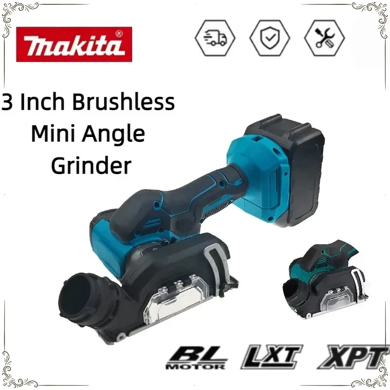 

Makita Power Tool Cordless Electric Angle Grinder 19500RPM 3 Inch Cut Off Tool Tile Cutter for Wood Tile Plastic Tool