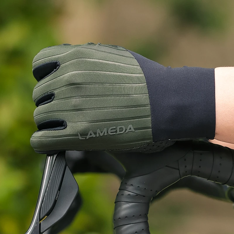 Lameda Cycling Gloves Touch Screen Men\'s Cycling Gloves Damping Bicycle Gloves Highly Elastic Lightweight Bicycle Accessories