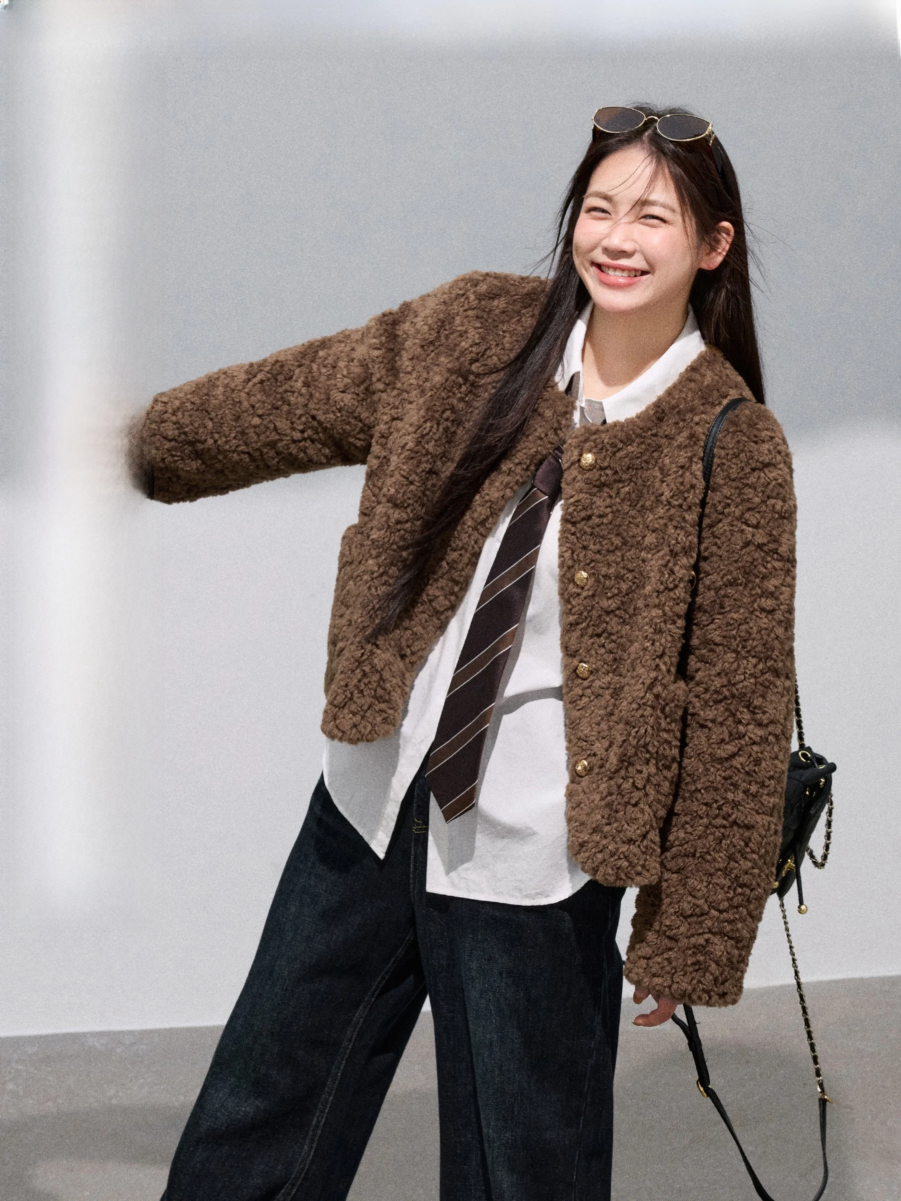 

Теплый крутой cher ort Jaet, большой размер, хлопок, мех ягненка, круглый Ne, ретро, теплый для полных женщин, повседневные, зимние