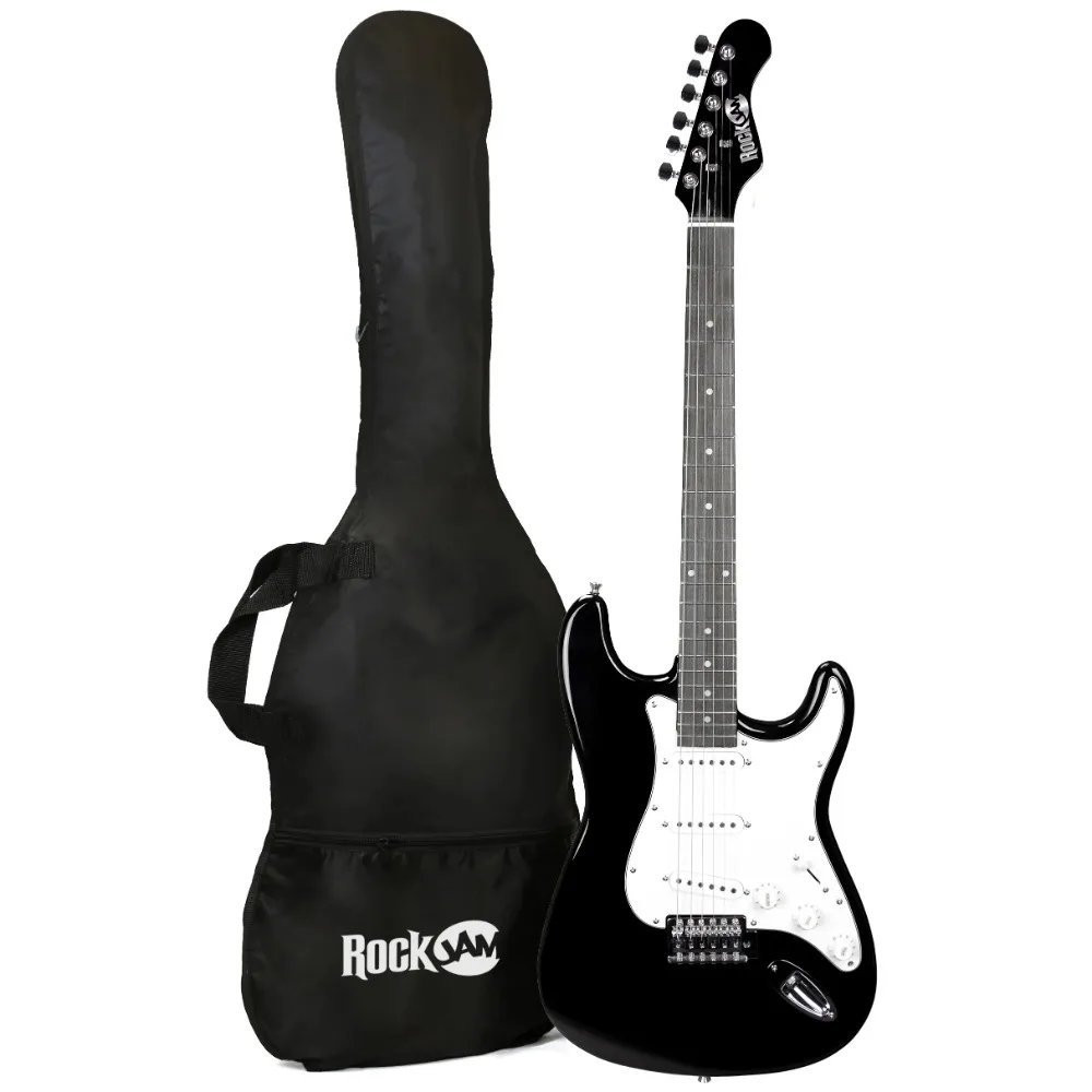 

Black Electric Guitar with Guitar Bag