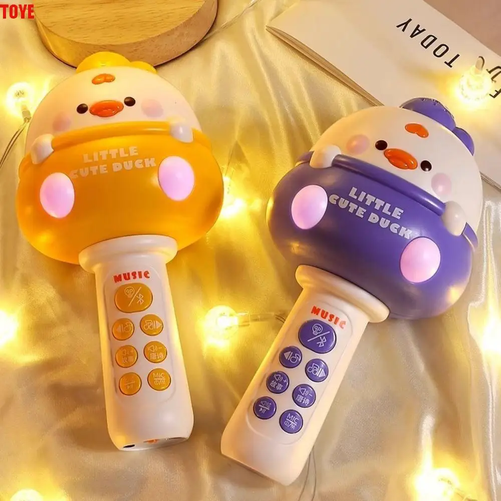 

Cute Children Wireless Microphone Music Bluetooth Cartoon Microphone Toy Educational Toys Handheld Children Karaoke Speaker