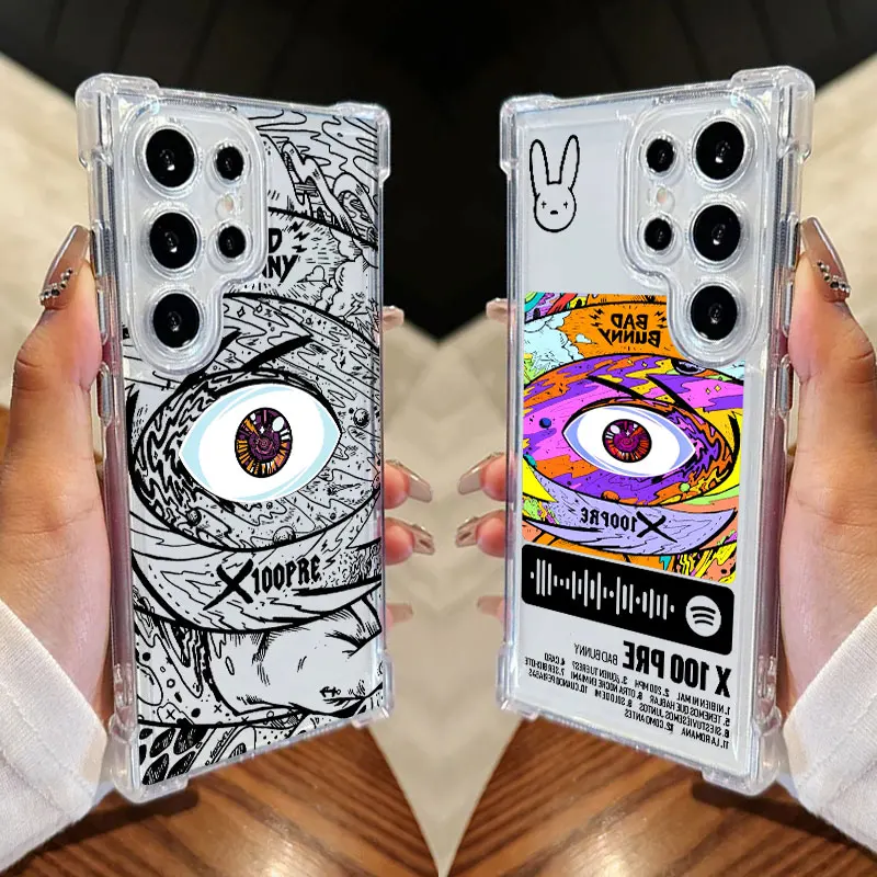 

Bad Bunnys Album X 100 PRE Phone Case For Samsung Galaxy S25 FE S26 S24 S23 S22 S21 S20 Ultra S26 Plus S25FE 5G Soft Clear Cover